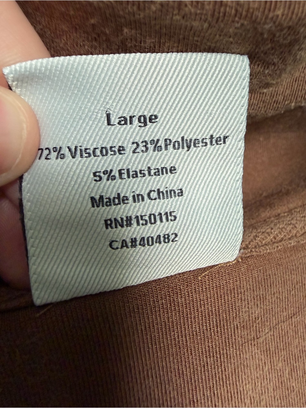 Varley Brown Davidson Sweat Doublesoft 1/4 zip - Picture 11 of 11